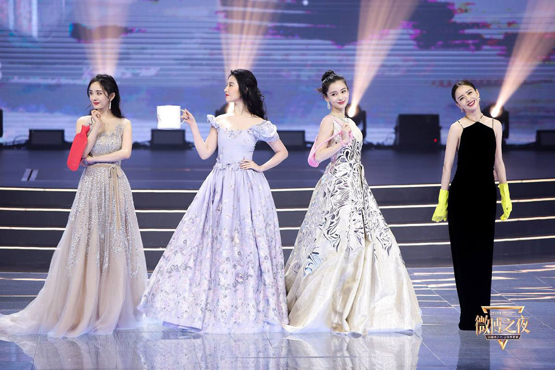微博年度女神 ——劉亦菲、楊穎、楊冪、佟麗婭